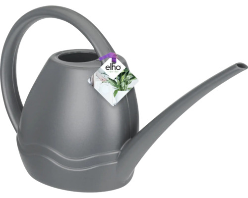 Graue Gießkanne aus Kunststoff