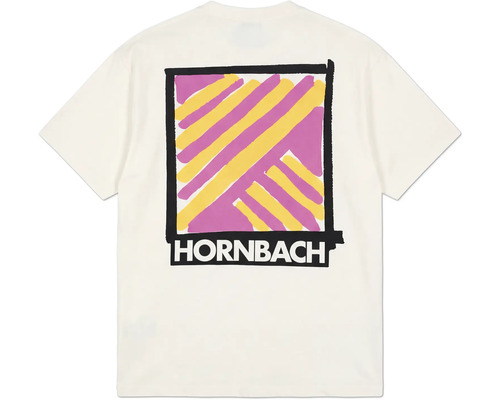 T-Shirt mit Hornbach Logo und abstraktem Muster