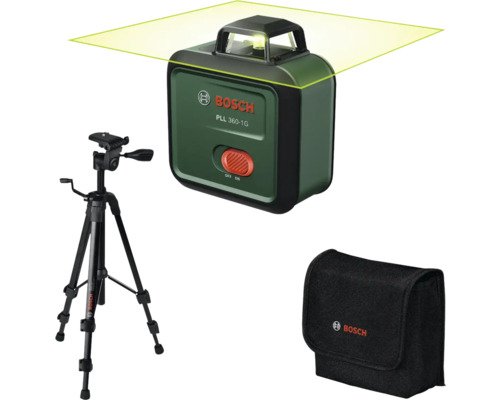 Bosch PLL 360-1G Linienlaser mit Stativ und Tasche
