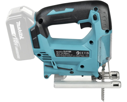 Makita Akku Stichsäge mit Sägeblatt und Akku