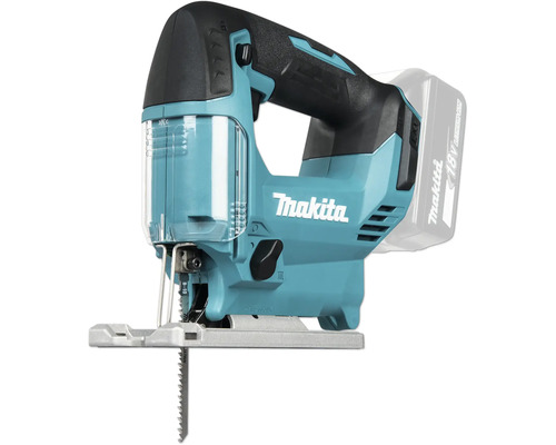 Makita Stichsäge mit Akku und Sägeblatt