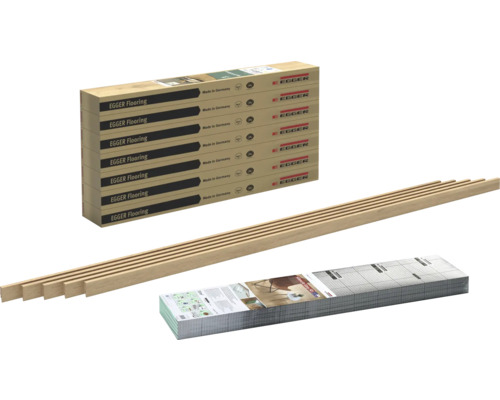 Egger Flooring Paket, Sockelleisten und Dämmunterlage