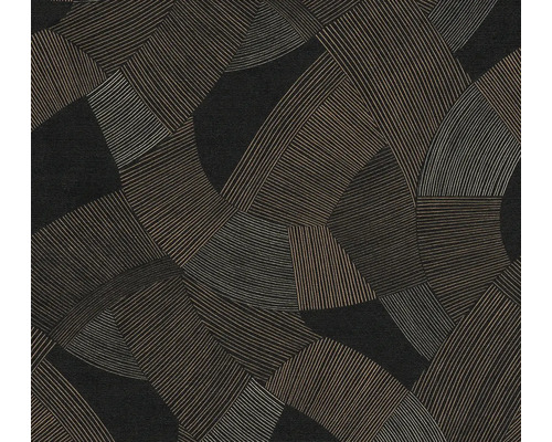 Tapete mit geometrischem Streifenmuster