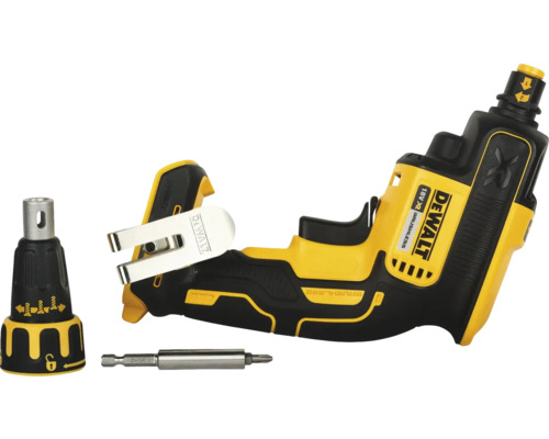 DeWalt Trockenbauschrauber mit Vorsatzmagazin und Schrauberbit