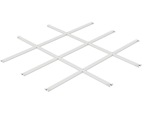 Rasterdecke aus Metall