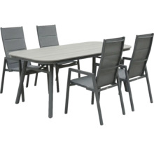 Gartentisch mit vier Stühlen für den Außenbereich