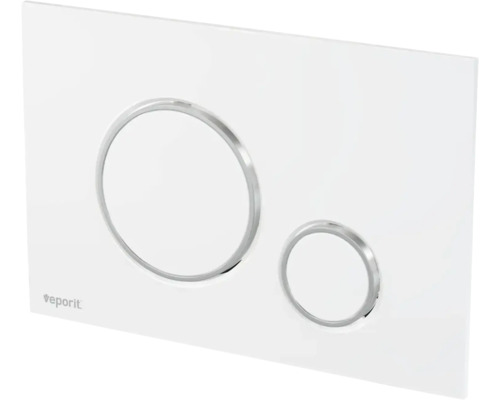 Veporit Betätigungsplatte für WC mit zwei Tasten