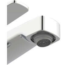 Wasserhahn aus Chrom, Nahaufnahme