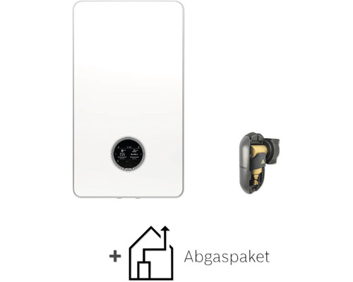 Gasheizung mit Abgaspaket