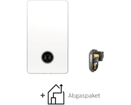 Gasheizung mit Abgaspaket