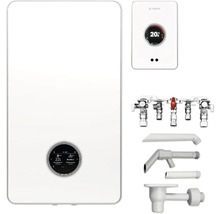 Bosch Gas-Brennwerttherme mit Regler, Verteiler und Zubehör