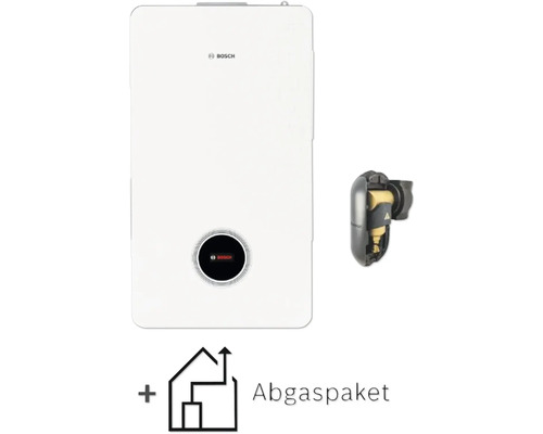 Bosch Heizgerät mit Abgaspaket