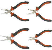 Vier Zangen mit Griffen