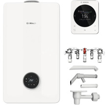 Bosch Heizungsanlage mit Thermostat und Zubehör