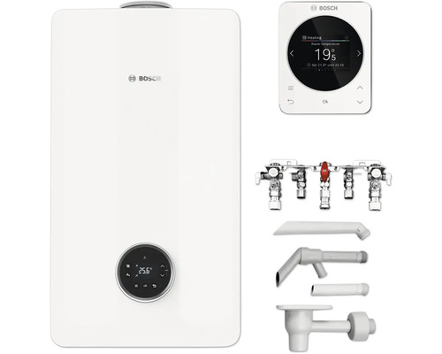Warmwasserbereiter mit Regler, Steuerung und Zubehör