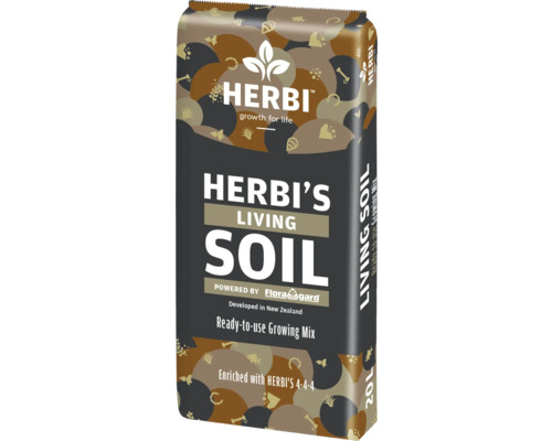 Verpackung Herbi Living Soil gebrauchsfertige Anzuchtmischung