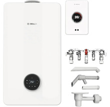 Bosch Heizungsanlage mit Regler, Verteiler und Zubehör