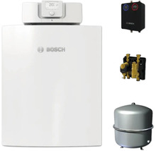 Heizungsanlage mit Zubehör und Bosch Logo