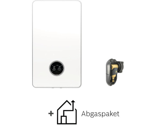 Gasheizung mit Abgaspaket