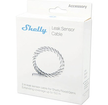Shelly Leckage-Sensorkabel 2 Meter für Shelly Flood Gen4 in der Verpackung.
