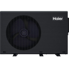 Haier Logo auf einer Klimaanlagen-Außeneinheit