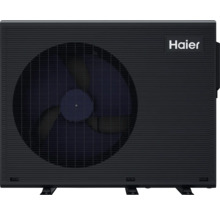 Haier Logo auf einer Klimaanlagen-Außeneinheit