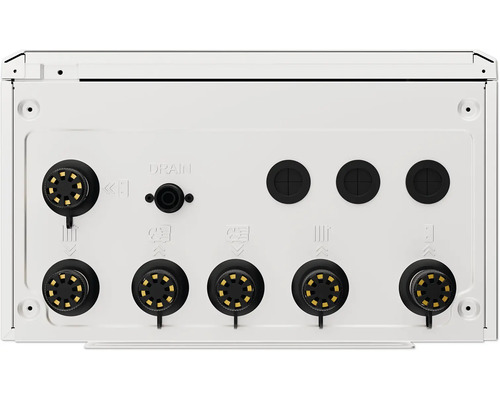 Anschlüsse und Ablauf einer Klimaanlage