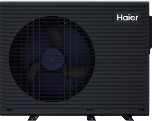 Haier Logo auf Klimaanlagen-Außengerät