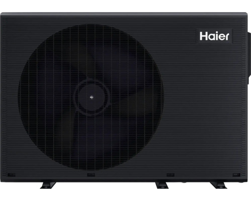 Haier Logo auf einem Außengerät für Klimaanlagen