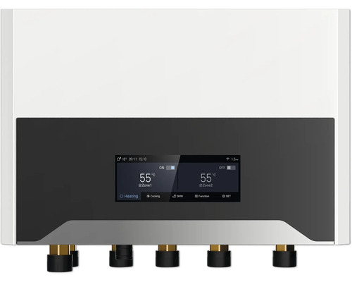 Heizungsanlage mit digitalem Display zur Temperaturregelung