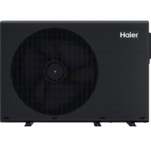 Haier Logo auf einer Klimaanlagen-Außeneinheit