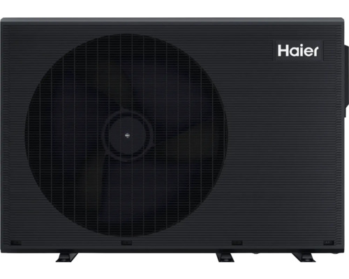 Haier Logo auf einer Klimaanlagen-Außeneinheit