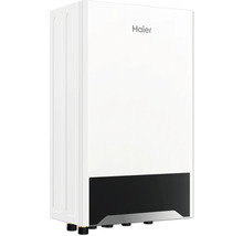 Haier Logo auf einer Heizungsanlage