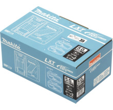 Makita LXT 18 Volt 5.0 Ah Batteriepack mit Ladegerät in der Verpackung