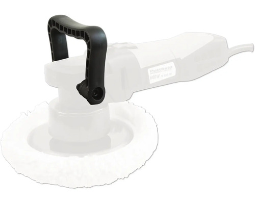 Poliergerät mit schwarzem Griff