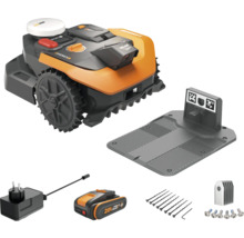 Worx Landroid Vision Mähroboter mit Ladestation, Batterie, Netzteil und Befestigungsmaterial