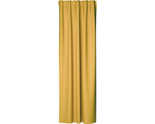 Gardine aus Stoff mit Falten