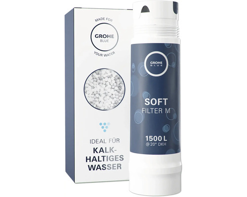 Grohe Blue Wasserfilter und Verpackung für kalkhaltiges Wasser