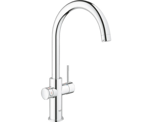 Küchenarmatur mit hohem Auslauf