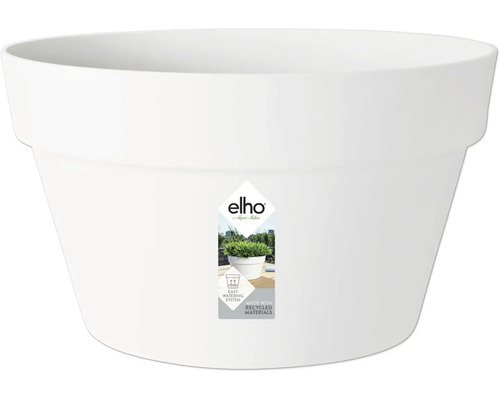 Blumentopf mit Bewässerungssystem und Recycelte Materialien Zeichen