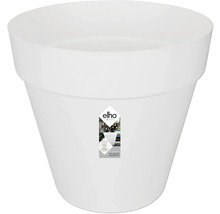 Weißer Pflanztopf aus Kunststoff