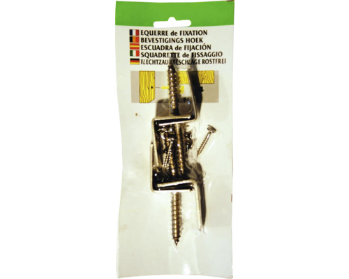 Winkelverbinder mit Schrauben in Verpackung