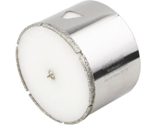 Wolfcraft Diamant-Lochsäge mit Zentrierbohrer