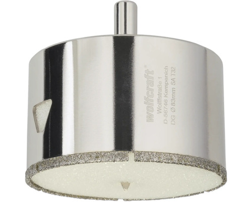 Wolfcraft Fliesenlochsaege mit 83 Millimeter Durchmesser