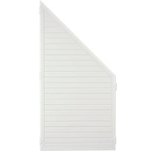 Trapezförmiges Gartentortenelement aus Kunststoff