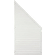 Gartenzaunfeld aus Kunststoff mit gerader Oberkante