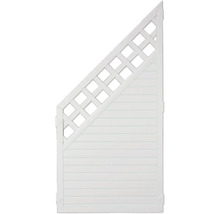 Gartenzaun Element mit Latten und Rankgitter