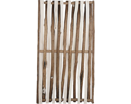 Dekorative Trennwand aus Holzlatten für den Innenbereich