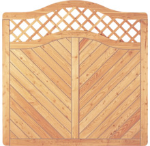 Holztor mit Lattenrost für den Gartenzaun