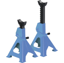 Zwei Unterstellböcke für Fahrzeuge